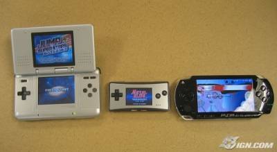 Nintendo DS, Game Boy Micro, Sony PSP